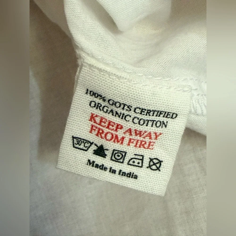 NWOT If Only If Eponine Blouse in white size XS Small - Picture 15 of 16